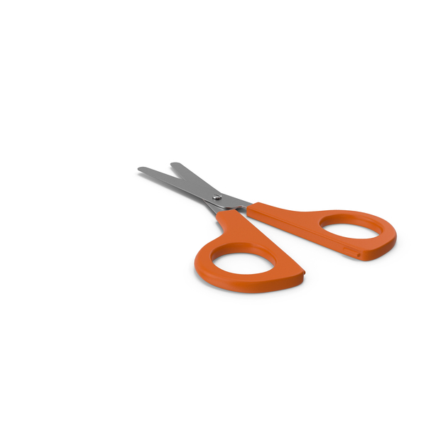 Orange Color Scissors PNG & PSD Images