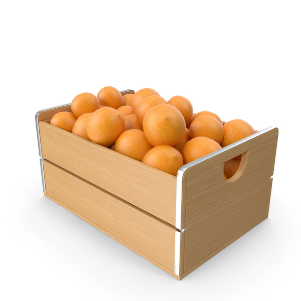 Fruit: Orange Crate PNG & PSD Images
