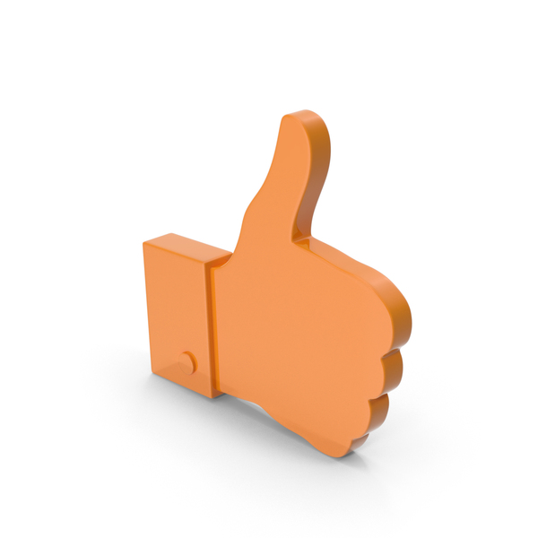 Thumbs Up: Orange Like Symbol PNG & PSD Images Thumbs Up: Orange Like Symbol PNG & PSD Images