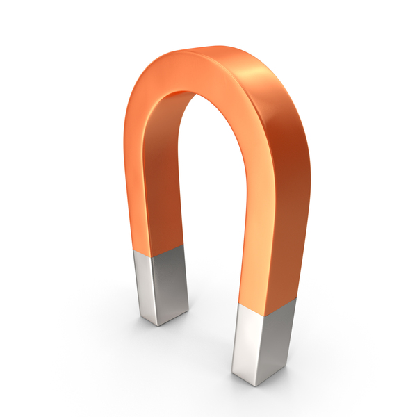 Orange Magnet PNG Images & PSDs for Download | PixelSquid - S117501502