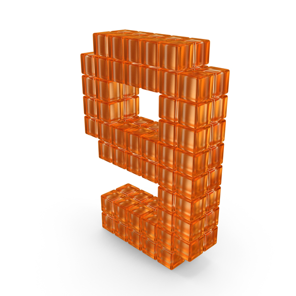 Orange Pixel Number 9 PNG & PSD Images Orange Pixel Number 9 PNG & PSD Images