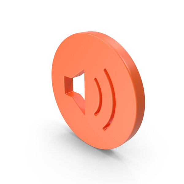 Orange Round Sound Icon PNG Images & PSDs for Download PixelSquid