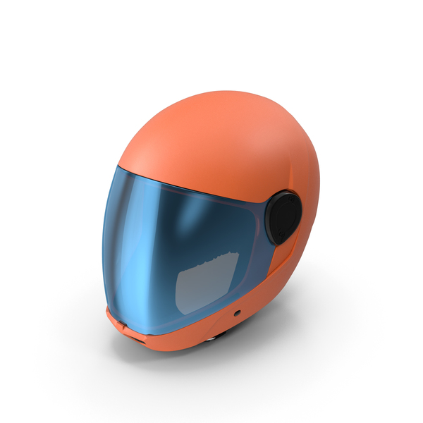 Orange Skydiving Helmet PNG & PSD Images