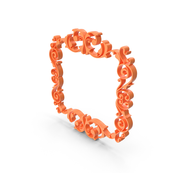 Home Decor: Orange Square Royal Designer Frame PNG & PSD Images Home Decor: Orange Square Royal Designer Frame PNG & PSD Images