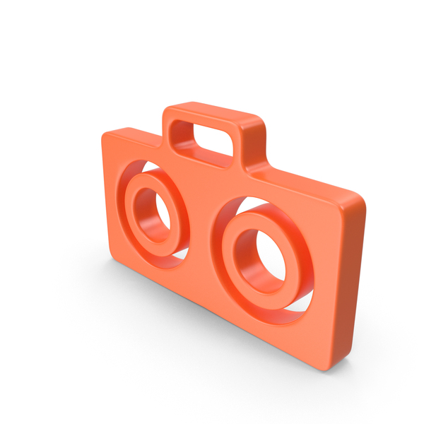 Symbols: Orange Stereo Icon PNG & PSD Images