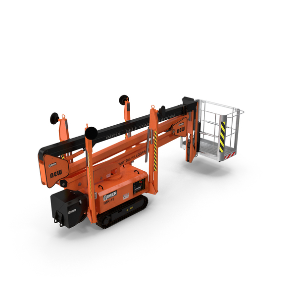 Cherry Picker: Orange Telescopic Boom Lift PNG & PSD Images Cherry Picker: Orange Telescopic Boom Lift PNG & PSD Images