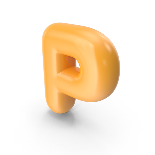 Orange Toon Balloon Letter P PNG Images & PSDs for Download ...