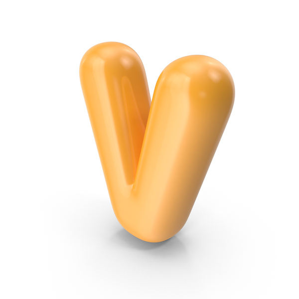 Language: Orange Toon Balloon Letter V PNG & PSD Images Language: Orange Toon Balloon Letter V PNG & PSD Images