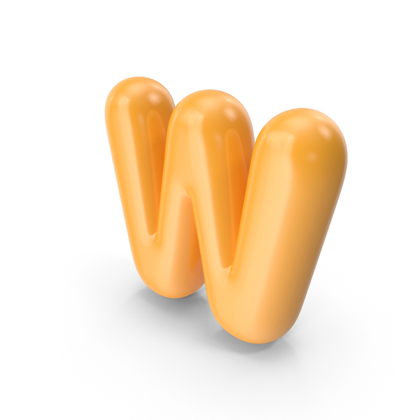 Language: Orange Toon Balloon Letter W PNG & PSD Images Language: Orange Toon Balloon Letter W PNG & PSD Images