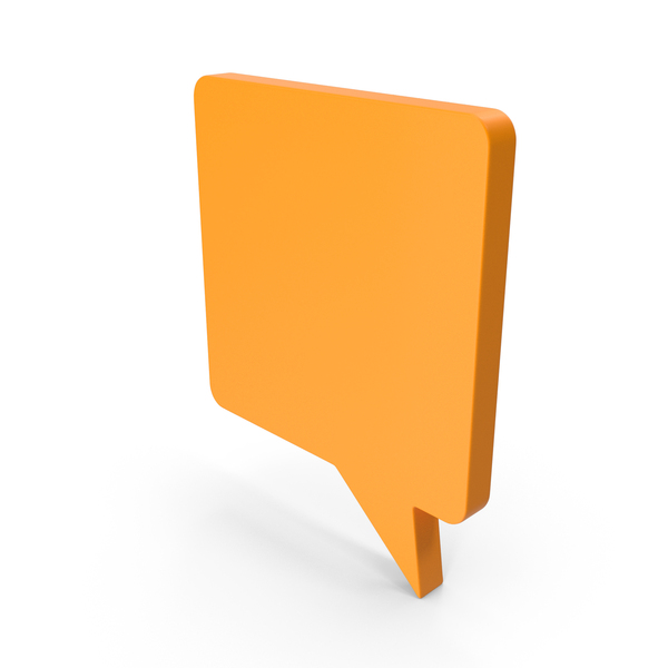 Balloon: Orange Vertical Speech Bubble PNG & PSD Images Balloon: Orange Vertical Speech Bubble PNG & PSD Images