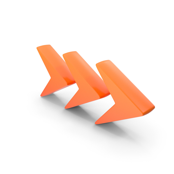 Orange Web Triple Arrow Symbol PNG Images & PSDs for Download ...