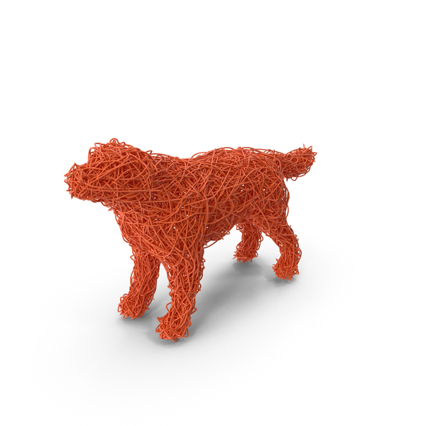 Statue: Orange Wire Sculpture Dog PNG & PSD Images Statue: Orange Wire Sculpture Dog PNG & PSD Images