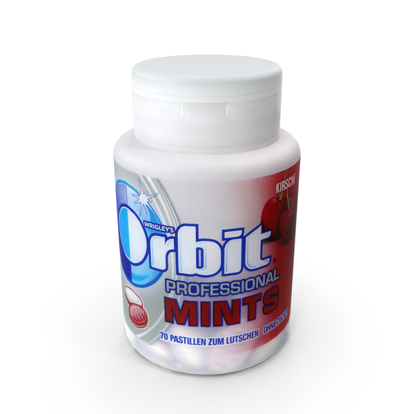 Orbit Proffessional Mints Cherry Chewing Gum 77g PNG & PSD Images Orbit Proffessional Mints Cherry Chewing Gum 77g PNG & PSD Images