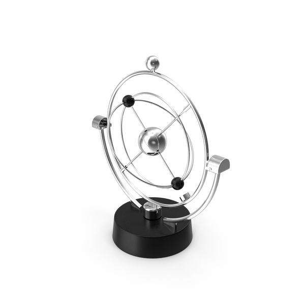 Orbital Newton Pendulum Model PNG & PSD Images Orbital Newton Pendulum Model PNG & PSD Images