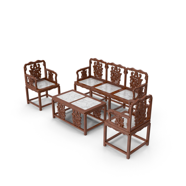 Living Room: Oriental Furniture Set PNG & PSD Images Living Room: Oriental Furniture Set PNG & PSD Images