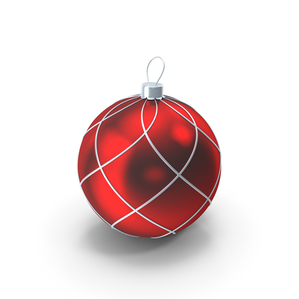 Christmas Ball: Ornament Red PNG & PSD Images
