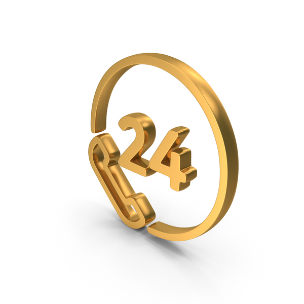 Symbols: Out Line 24 Hours Calling Icon Gold PNG & PSD Images Symbols: Out Line 24 Hours Calling Icon Gold PNG & PSD Images