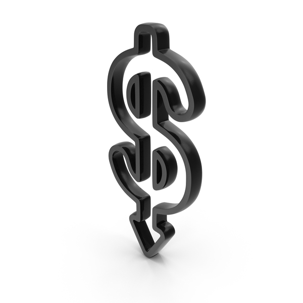 Sign: Out Line Dollar Deduction Icon PNG & PSD Images