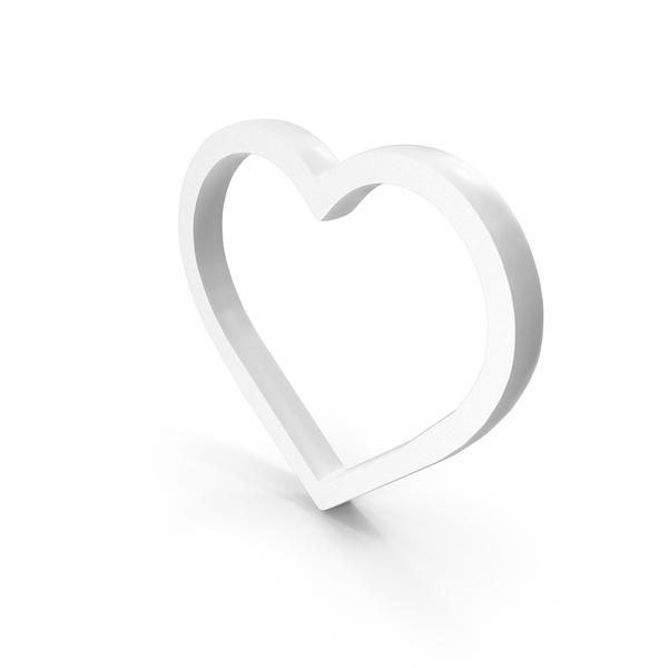 Heart Shape: Out Line Love Symbol White PNG & PSD Images Heart Shape: Out Line Love Symbol White PNG & PSD Images