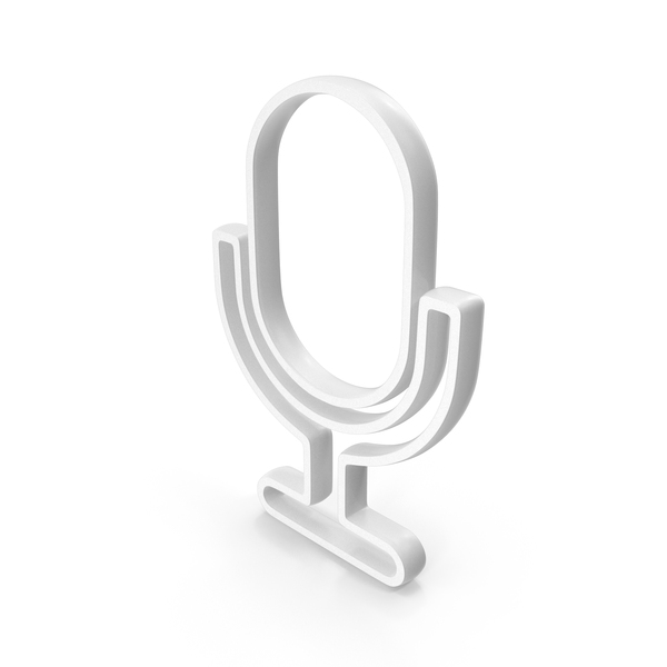 Retro: Out Line Microphone Icon White PNG & PSD Images Retro: Out Line Microphone Icon White PNG & PSD Images