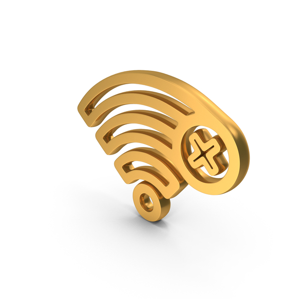 Wi Fi: Out Line No WiFi Connection No Network Icon Gold PNG & PSD Images Wi Fi: Out Line No WiFi Connection No Network Icon Gold PNG & PSD Images