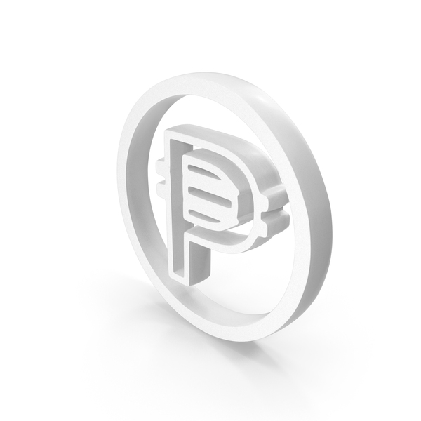 Logo: Out Line Philippine Peso Currency Icon White PNG & PSD Images