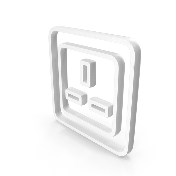 Symbols: Out Line Power Socket Icon White PNG & PSD Images Symbols: Out Line Power Socket Icon White PNG & PSD Images