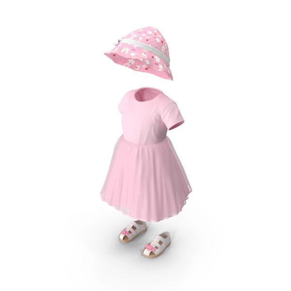 Baby Clothes: Outdoor Summer Dress For Girls PNG & PSD Images Baby Clothes: Outdoor Summer Dress For Girls PNG & PSD Images