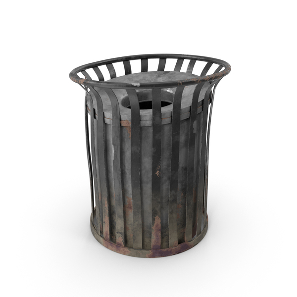 Street Bin: Outdoor Trash Receptacle Steel Damaged PNG & PSD Images Street Bin: Outdoor Trash Receptacle Steel Damaged PNG & PSD Images