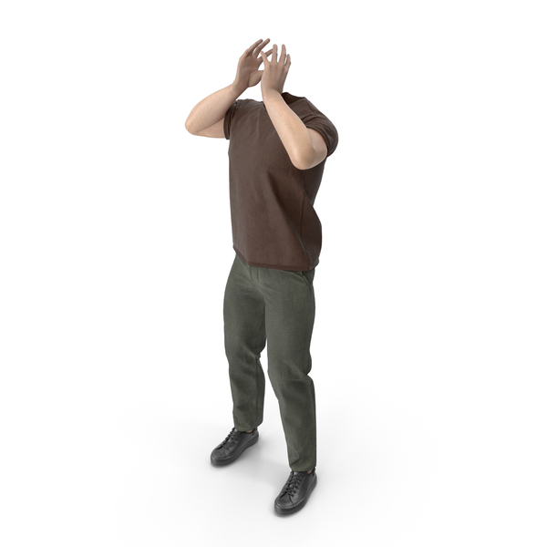 Man: Outfit Head Covered By Hands PNG & PSD Images Man: Outfit Head Covered By Hands PNG & PSD Images