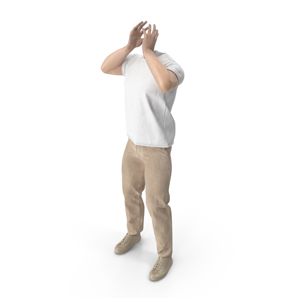 Man: Outfit Head Covered By Hands Pose PNG & PSD Images Man: Outfit Head Covered By Hands Pose PNG & PSD Images