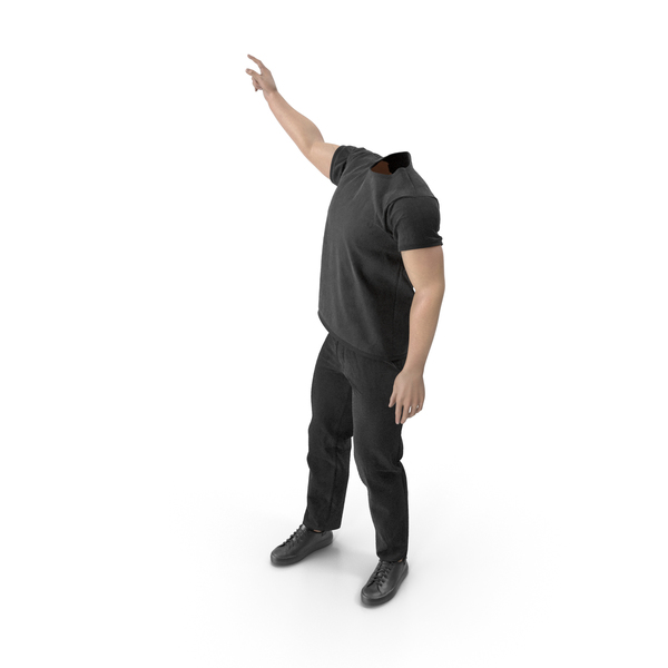 Outfit Pointing Hand Pose Black PNG Images & PSDs for Download ...