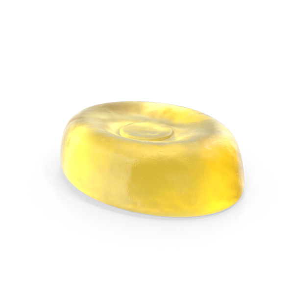 Oval Hard Candy Yellow PNG & PSD Images Oval Hard Candy Yellow PNG & PSD Images