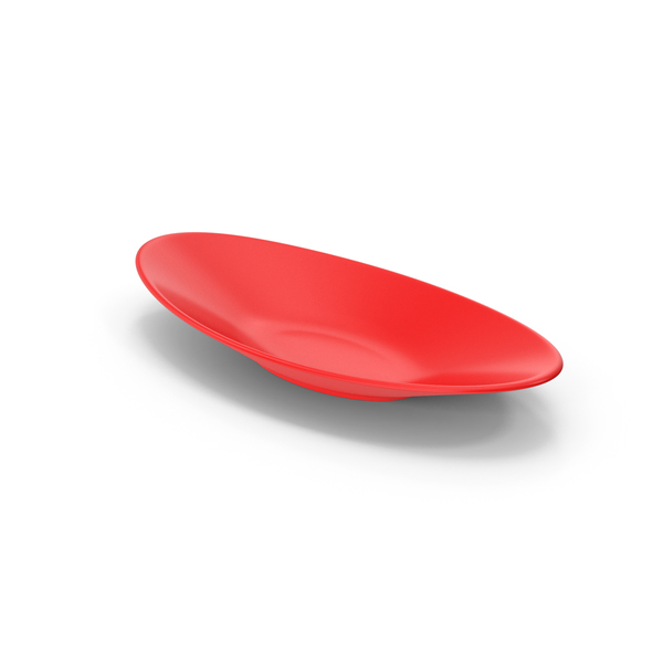 Food Container: Oval Plate Red PNG & PSD Images