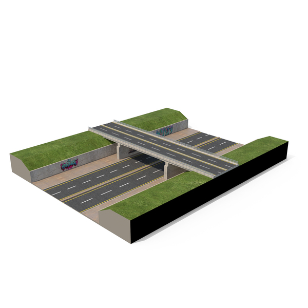 Highway Interchange: Overpass PNG & PSD Images Highway Interchange: Overpass PNG & PSD Images