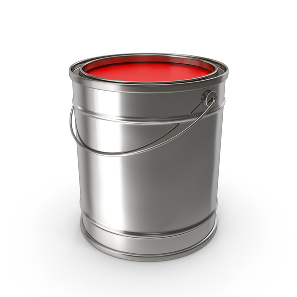 Can: Paint Box Red PNG & PSD Images