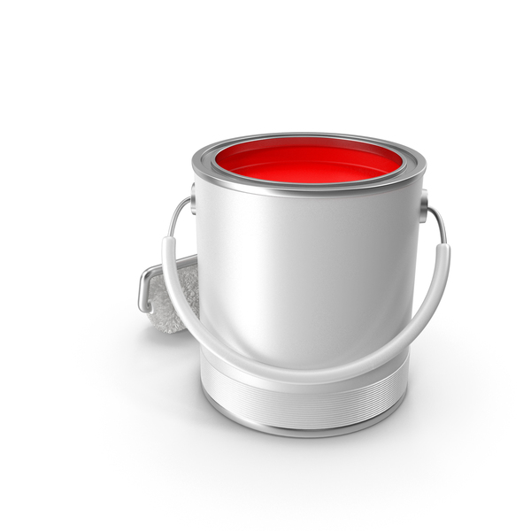 And: Paint Can With Roller Brush PNG & PSD Images And: Paint Can With Roller Brush PNG & PSD Images