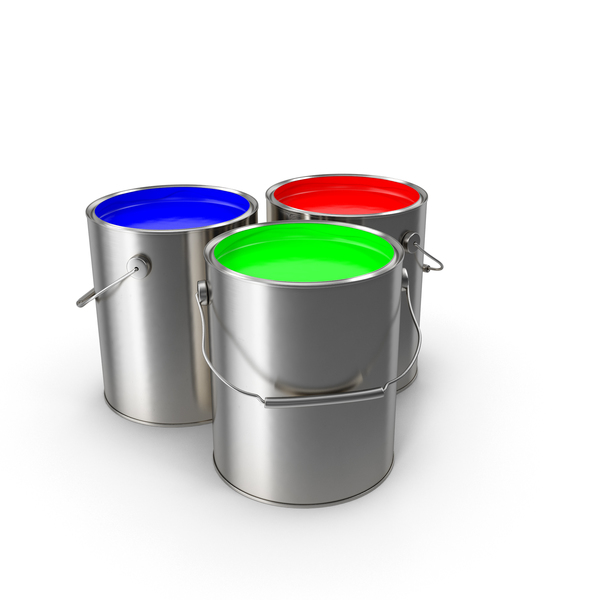 罐：油漆罐RGB PNG和PSD图像