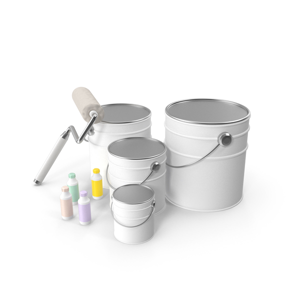 Color Guide: Paint Roller Paint Cans PNG & PSD Images Color Guide: Paint Roller Paint Cans PNG & PSD Images