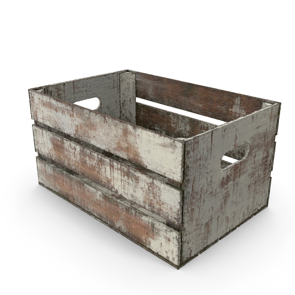 Paint Scratched Wooden Crate PNG & PSD Images Paint Scratched Wooden Crate PNG & PSD Images