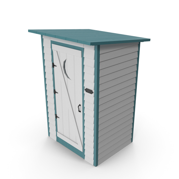 Painted Wooden Outhouse PNG & PSD Images Painted Wooden Outhouse PNG & PSD Images
