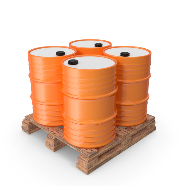 Pallet And Barrel Orange PNG & PSD Images