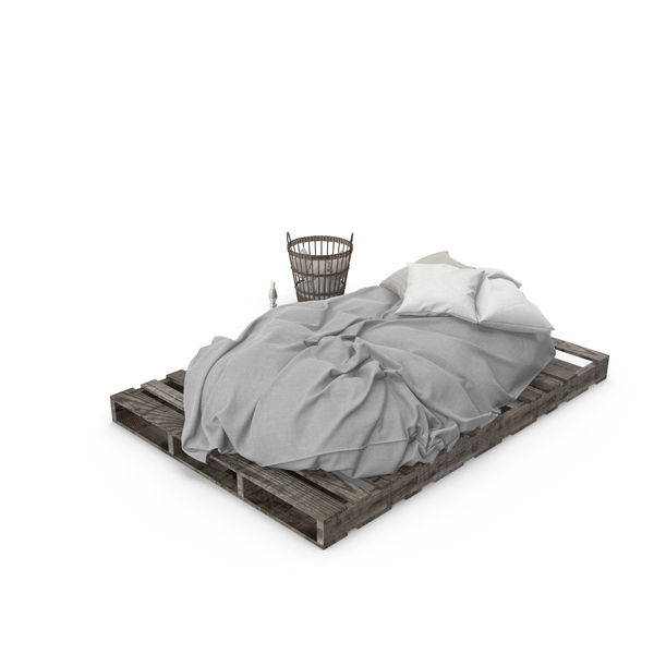 Bedroom: Pallet Bed Set PNG & PSD Images Bedroom: Pallet Bed Set PNG & PSD Images