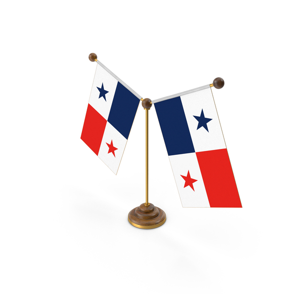 Panama Country Y Shaped Double Table Flag Stand PNG & PSD Images Panama Country Y Shaped Double Table Flag Stand PNG & PSD Images