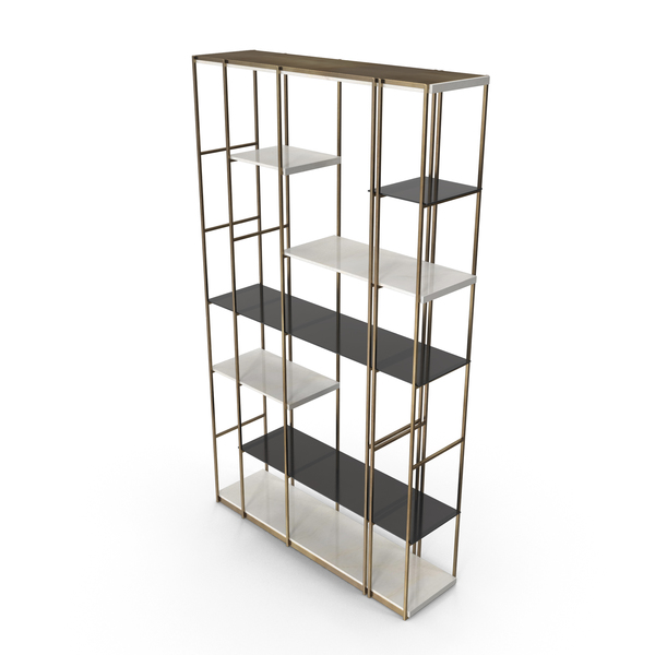 Bookcase: Paolo Castelli Socrate Open Cabinet Etagere PNG & PSD Images
