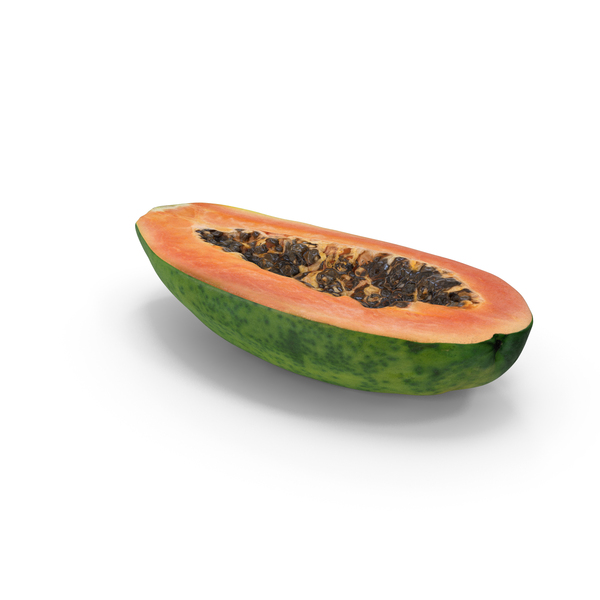 Papaya Half PNG & PSD Images Papaya Half PNG & PSD Images