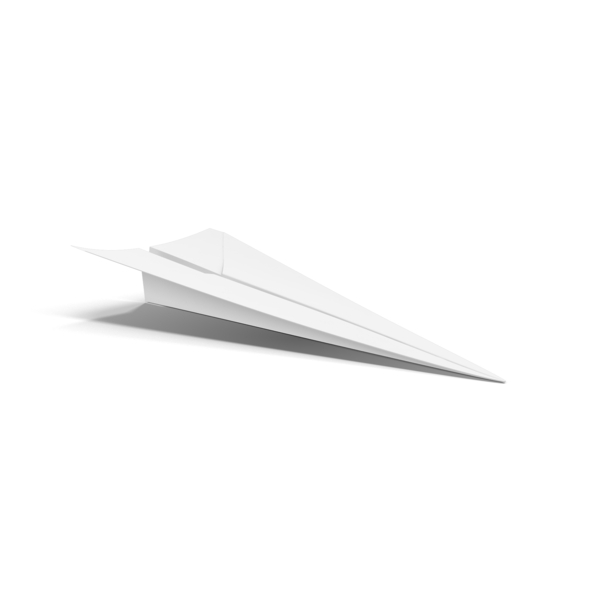 Paper Airplane PNG Images & PSDs for Download | PixelSquid - S100556326