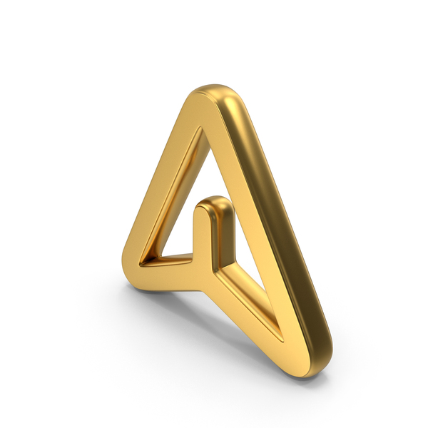 Symbols: Paper Airplane Gold Symbol PNG & PSD Images
