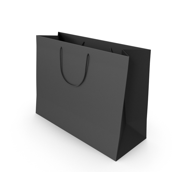 Paper Bag Black PNG Images & PSDs for Download | PixelSquid - S12086069E
