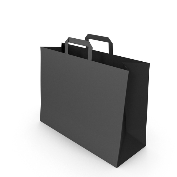Paper Bag Black PNG & PSD Images